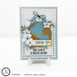 Three Scoops Akrylstempel Elsker dig - Du er det bedste jeg ved