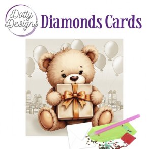 Dotty Designs Diamond Cards - Teddy 1