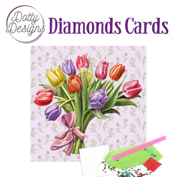 Dotty Designs Diamond Cards - Tulip Dreams 1