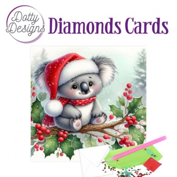 Dotty Designs Diamond Cards - Christmas Koala