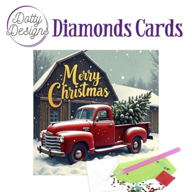 Dotty Designs Diamond Cards - Pickup truck