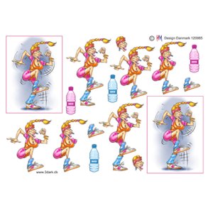 3D ark Dame til fitness M38