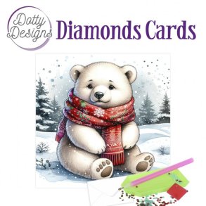 Dotty Designs Diamond Cards - Polar Bear 