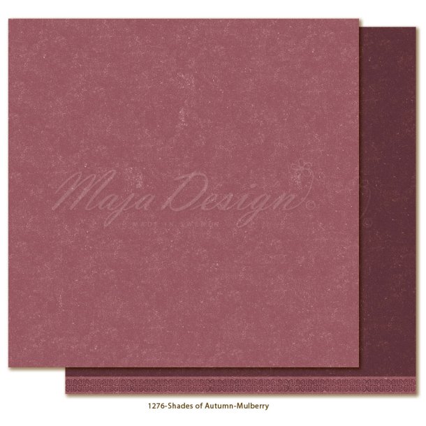 Maja Design Mono baggrund Autumn Poem Mulberry