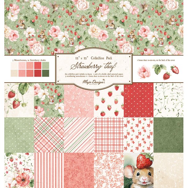 Maja Design blok Strawberry thief 12x12" 15ark 