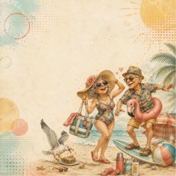 Papirblok Aldrig for gammel 15 x 15 cm. - Luna Hobby