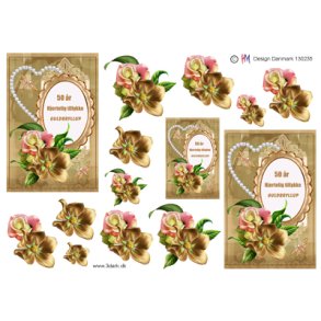 3D ark Guldbryllup M40