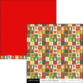 Barto Design M�nsterpapir JUL 30,5 x 30,5 cm xxx