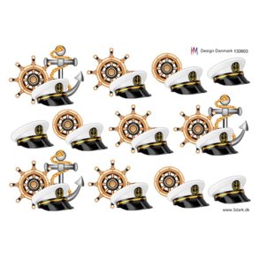 3D ark Anker og s�mandshat M23