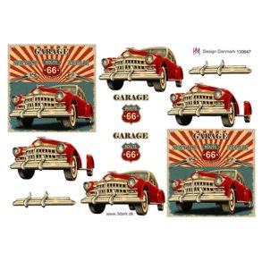 3D ark Gammel amerikaner bil M35