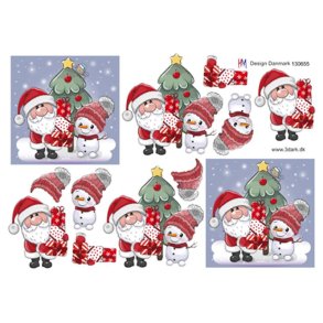 3D ark Julemand & snemand M35