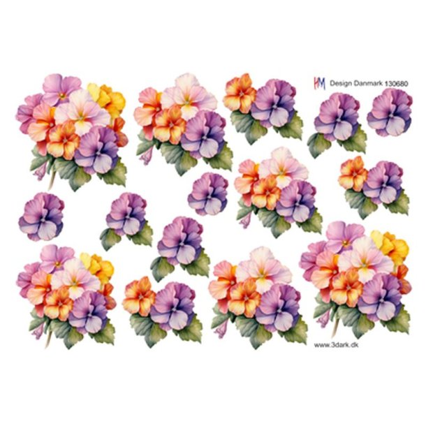 3D ark Forrsblomster M21