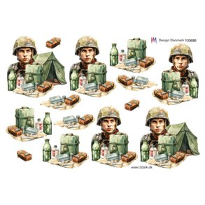 3D ark Soldat, mand M21