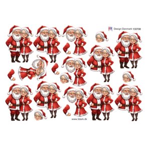 3D ark Julemand & julekone M11