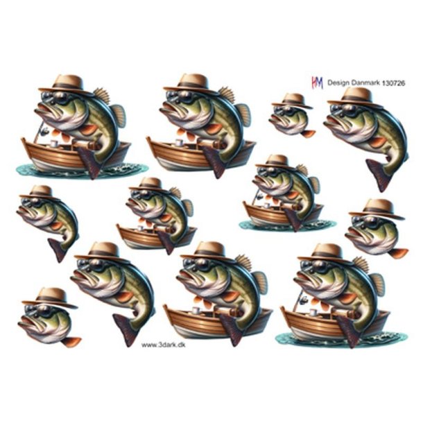 3D ark Sjov fisk i bd M9