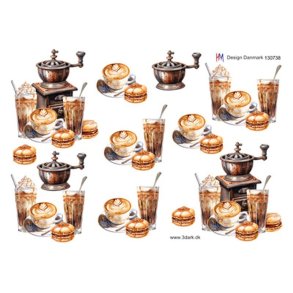 3D ark Kaffe og kage M17