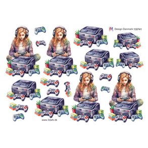 3D ark Pige med playstation M17