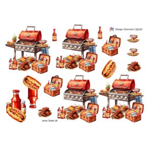 3D ark grill og grillmad M25 