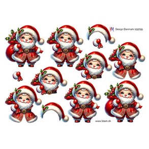 3D ark Julemand m. sk M16