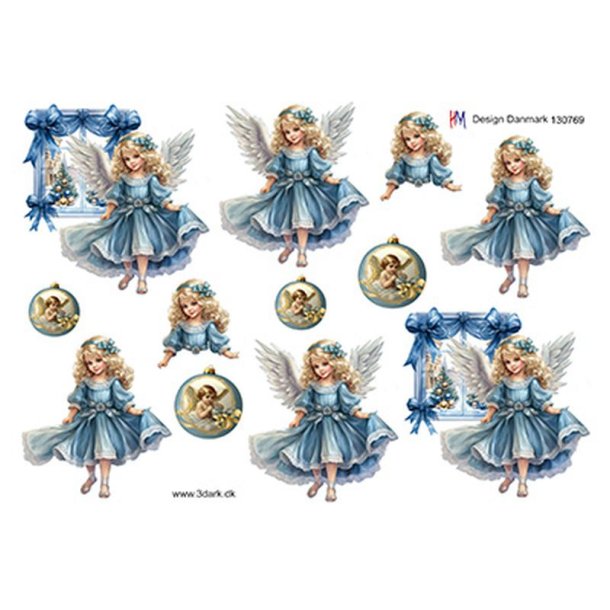 3D ark Juleengel, HM design, M10