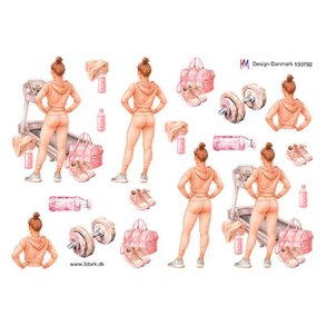 3D ark Fitness, dame 