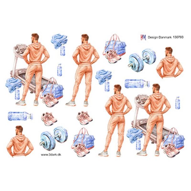 3D ark Fitness, mand