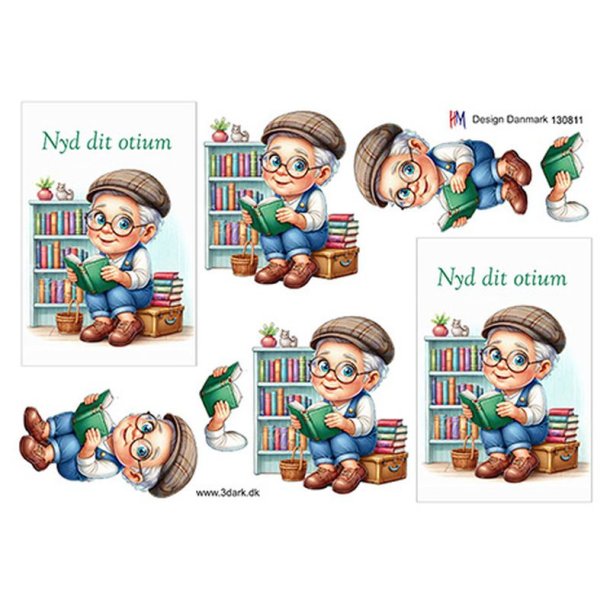 3D ark P� vej p� pension mand HM design