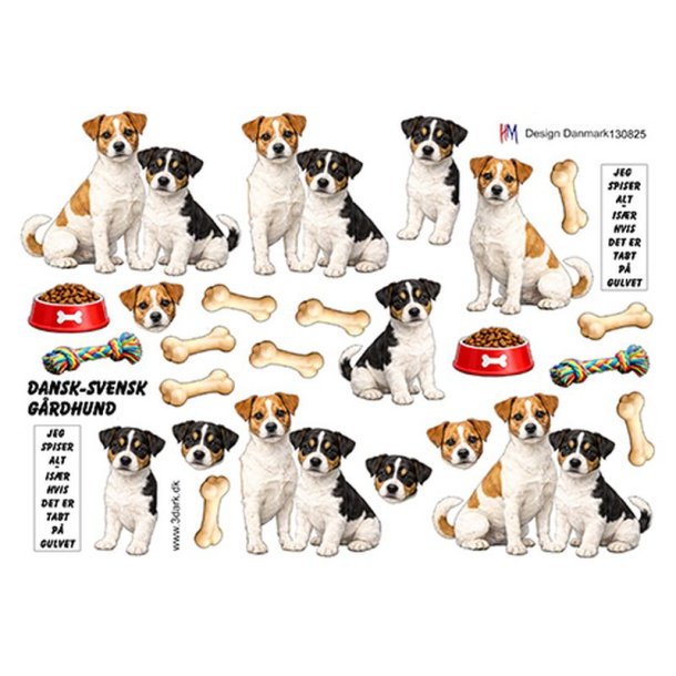 3D ark dansk-svensk g�rdhund HM design