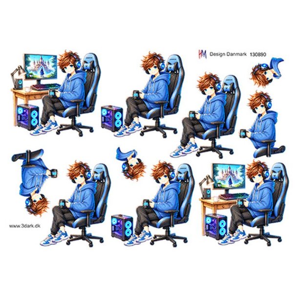 3D ark Gamerdreng, HM design M50