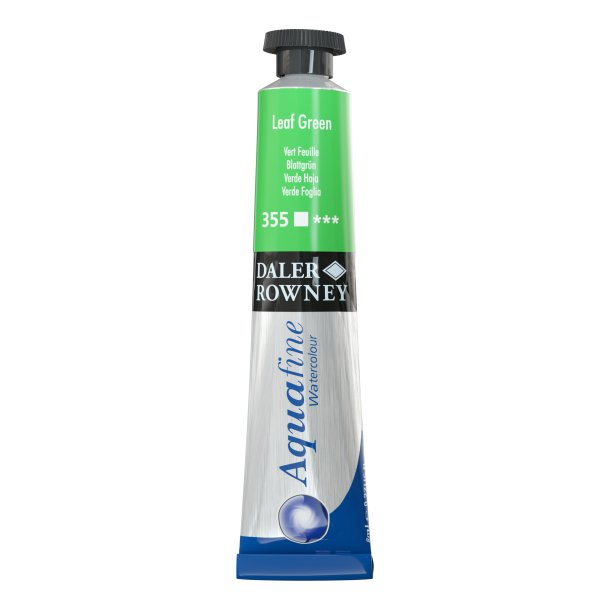 Leaf Green 355. 8 ml. tube Aquafine Watercolour - Daler Rowney