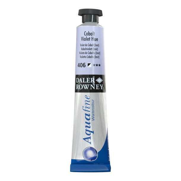 Cobalt Violet Hue 406. 8 ml. tube Aquafine Watercolour - Daler Rowney