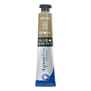 Gold Imit 701. 8 ml. tube Aquafine Watercolour - Daler Rowney