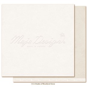Maja Design Mono - Woodland - Snow 12x12