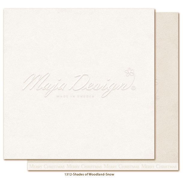 Maja Design Mono - Woodland - Snow 12x12"