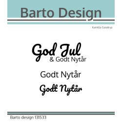 Akrylstempler Godt Nyt�r - Barto Design xxx