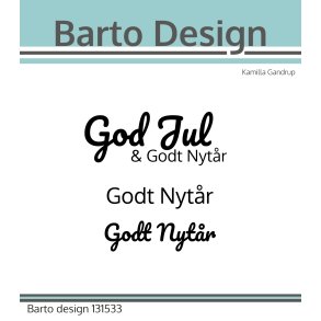 Akrylstempler Godt Nytr - Barto Design ST17