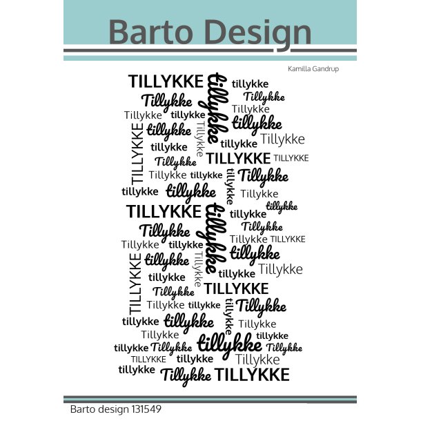 Barto Design Stempel Baggrund tillykke 