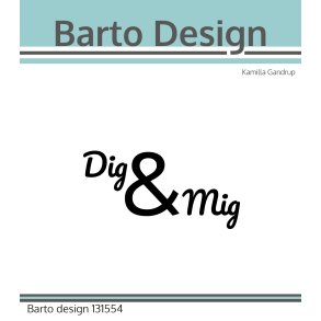 Barto Design Stempel dig & mig ST23