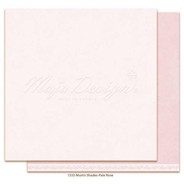 Maja Design Mono baggrund Mum's Pale rose 12x12"