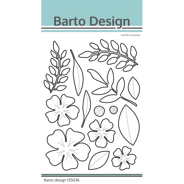 Die Flower &amp; Leaves Barto Design