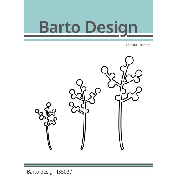 Die Branches with berries Barto Design