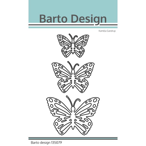 Die Detailed Butterfly - Barto Design