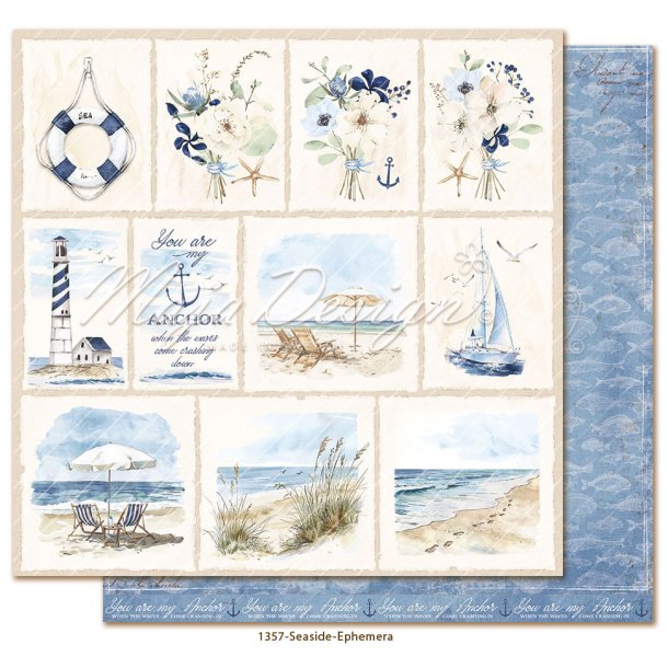 Maja design Seaside Ephemera 12x12" 