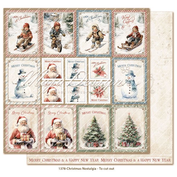 Maja design Christmas Nostalgia - To cut out 12x12" 