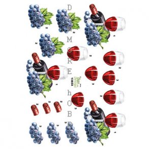3D ark Rdvin og druer M19