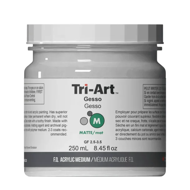 Gesso hvid 250ml Tri-Art Mediums