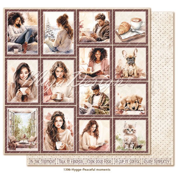 Maja Design Hygge Peaceful moments 12x12"