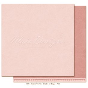 Maja Monochromes - Hygge - Pink 12 x 12