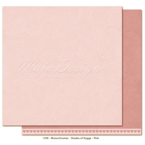 Maja Monochromes - Hygge - Pink 12 x 12"