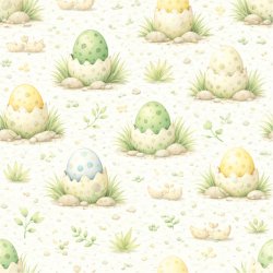 Papirblok Dino-land 15 x 15 cm. - Luna Hobby
